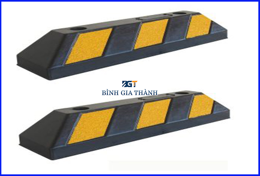 CAO SU CHẶN LÙI XE CỐ ĐỊNH - CỤC CHẶN BÁNH XE CAO SU CHẶN LÙI XE CỐ ĐỊNH - CỤC CHẶN BÁNH XE