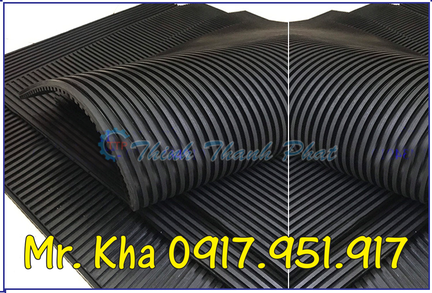 CAO SU XẺ RÃNH CHỐNG RUNG - CAO SU TẤM Cao su tam chong rung 02