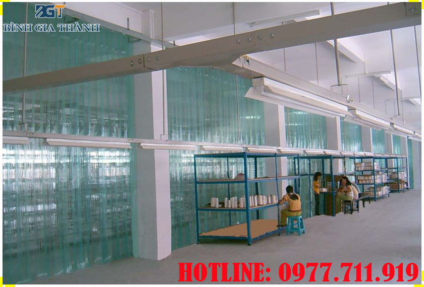 RÈM NHỰA PVC - MÀN NHỰA  PVC NGĂN LẠNH BÌNH GIA THÀNH