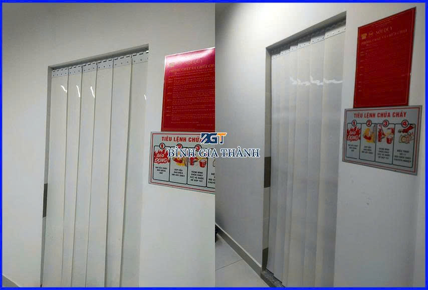 RÈM NHỰA PVC TRẮNG SỮA