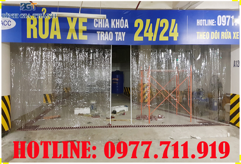 RÈM NHỰA PVC KÉO XẾP 001 RÈM NHỰA PVC KÉO XẾP 001