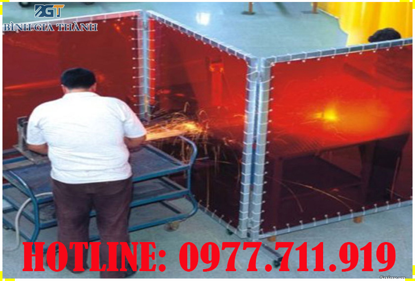 RÈM NHỰA CHỐNG TIA LỬA HÀN 001
