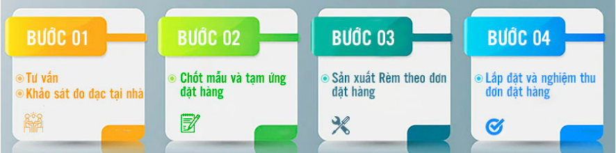 LẮP RÈM PVC CHO QUÁN CÀ PHÊ