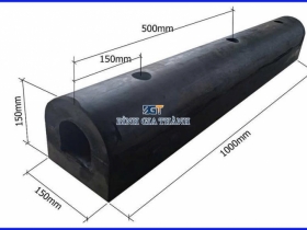 CAO SU GIẢM CHẤN CHỬ D 150mm x 150mm x 1000mm CAO SU GIẢM CHẤN CHỬ D 150mm x 150mm x 1000mm