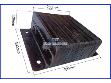 CAO SU GIẢM CHẤN NHIỀU LỚP GHÉP TỪ CAO SU BỐ