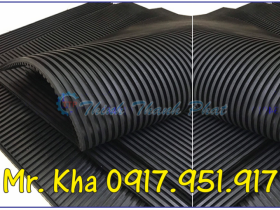 CAO SU XẺ RÃNH CHỐNG RUNG - CAO SU TẤM