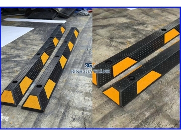 CHẶN LÙI XE CAO SU PHẢN QUANG - CHẶN BÁNH XE Ô TÔ 