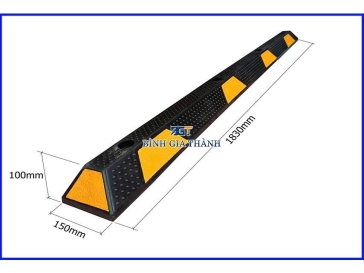 CHẶN LÙI XE HƠI TRONG TẦNG HẦM 1.65M, 1.83M - GỜ CHẶN BÁNH XE Ô TÔ CỞ LỚN