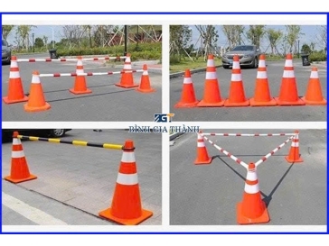 CỌC TIÊU GIAO THÔNG HÌNH CHÓP NÓN BẰNG NHỰA