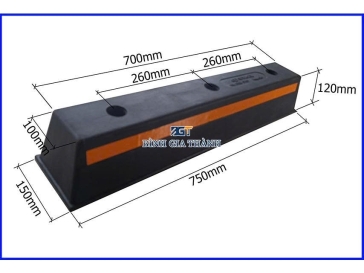 CỤC CHẶN LÙI XE BẰNG CAO SU