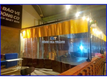 MÀN NHỰA PVC CHO KHU RỬA XE