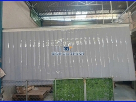 MÀN NHỰA PVC MÀU XÁM