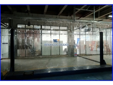 RÈM NGĂN LẠNH - RÈM NHỰA PVC - HỆ TREO CỐ ĐỊNH