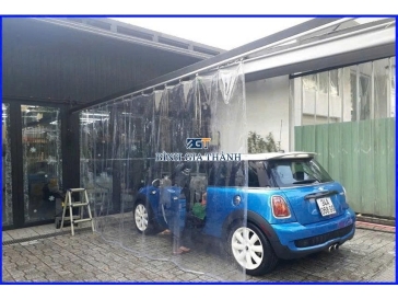 RÈM NHỰA PVC CHO GARA Ô TÔ