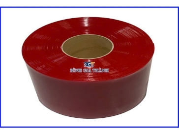 RÈM PVC NGĂN LẠNH MÀU ĐỎ