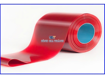 RÈM PVC NGĂN LẠNH MÀU ĐỎ