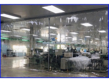 RÈM VÁCH NHỰA PVC CHO PHÒNG RỬA Ô TÔ, XE MÁY 