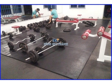 TẤM CAO SU LÓT SÀN KHU VỰC PHÒNG THỂ HÌNH