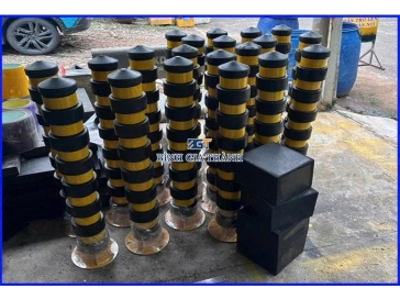 TRỤ TIÊU PHÂN LÀN BẰNG CAO SU CAO 1000MM